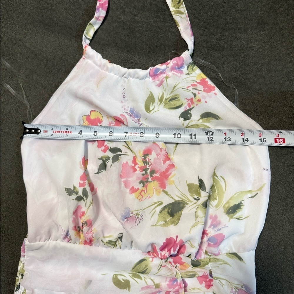 Guess White Floral Mini Dress - Picture 7 of 9